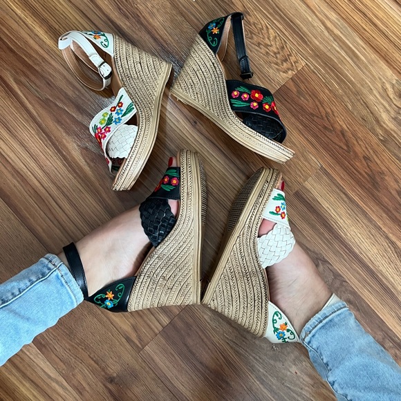 Huaraches wedge embroidered - Picture 8 of 8